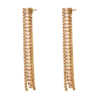 Yehwang Earring studs with rhinestones