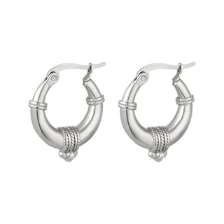 Bijoutheek Ohrringe Bali Hoop Rope Small