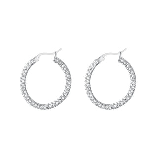 Bijoutheek Earrings White Stones