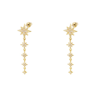 Koop gold Bijoutheek Ear Studs 4 Stars