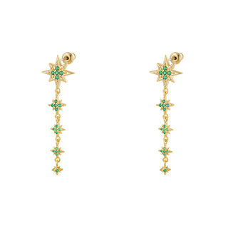 Koop green Bijoutheek Ear Studs 4 Stars