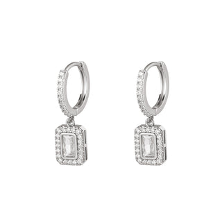 Bijoutheek Ohrringe Quadratischer Zirkon - Sparkle-Kollektion