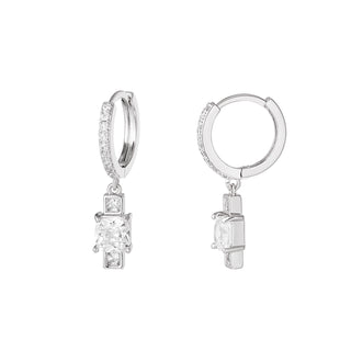 Bijoutheek Oorhangers Zircon copper