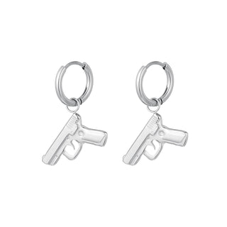 Bijoutheek Earrings Pistol 3D