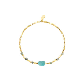 Kaufen blau Bijoutheek-Armband (Schmuck) aus Stahl und Perlen