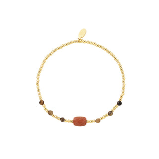 Bijoutheek-Armband (Schmuck) aus Stahl und Perlen