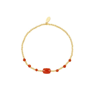 Bijoutheek-Armband (Schmuck) aus Stahl und Perlen