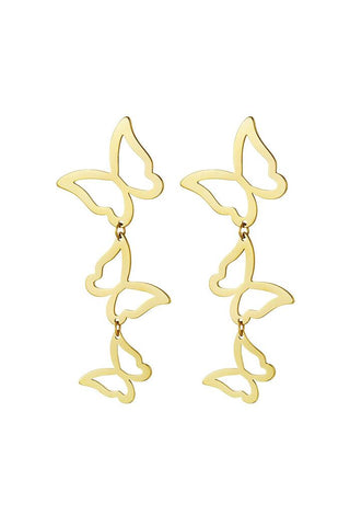 Bijoutheek Stud Earrings Statement Butterflies