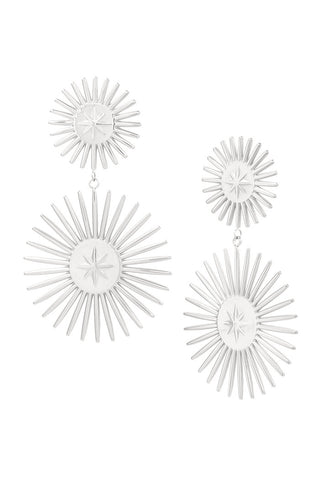 Koop silver Bijoutheek Ear studs double star