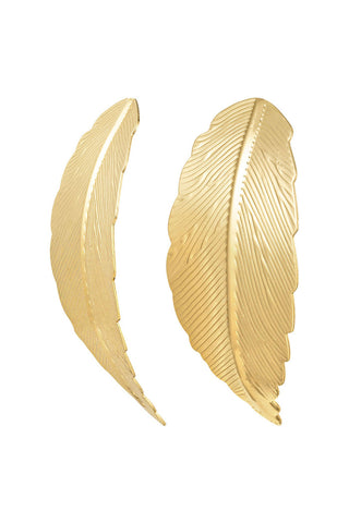 Bijoutheek Ear Studs Leaf Curvature