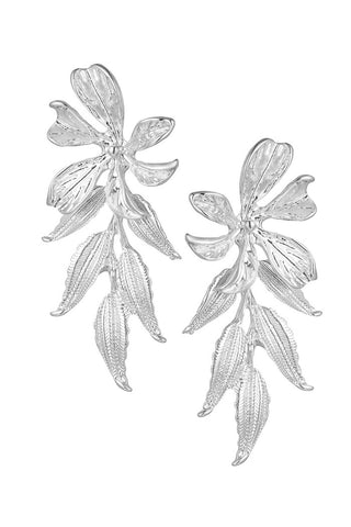 Bijoutheek Ear Studs Tropical Leaves