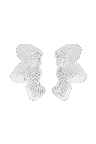 Koop silver Bijoutheek Ear Studs Maple Leaf
