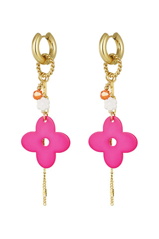 Bijoutheek Oorhangers Flower Power