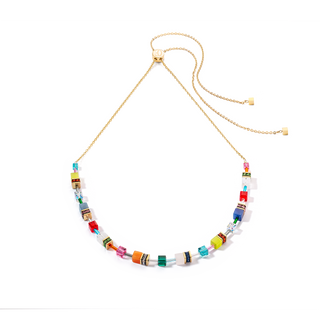 Coeur de Lion Geocube Necklace Iconic Nature Chain dopamine