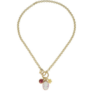 Koop pink Camps & Camps Vintage Jasseron Cameo Necklace