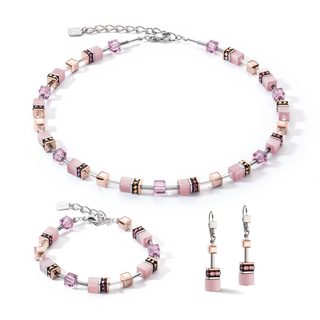 Coeur de Lion Geocube Ketting Iconic Monochrome paars