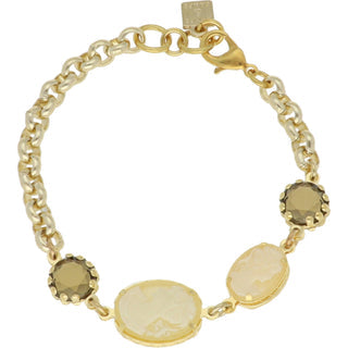 Kaufen elfenbein Camps & Camps Vintage Souvenir Cameo Armband (Schmuck)