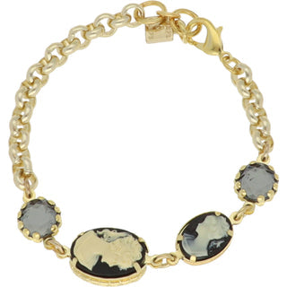 Camps & Camps Vintage Souvenir Cameo Armband (Schmuck)