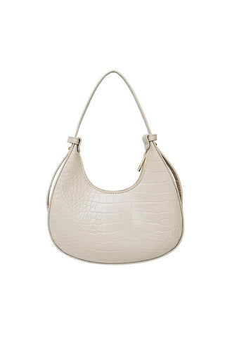 Kopen beige Bijoutheek Tas Schoudertas Croco Print