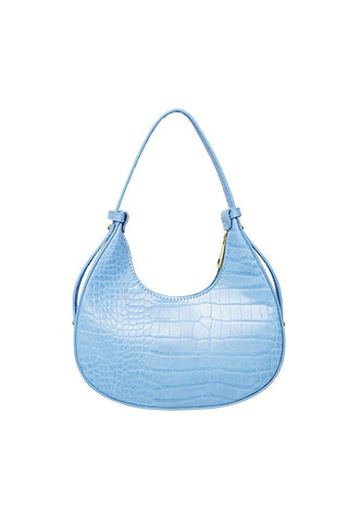 Kopen blauw Bijoutheek Tas Schoudertas Croco Print