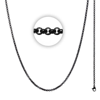Koop black iXXXi Chain 3mm (LENGTH 80-100CM)