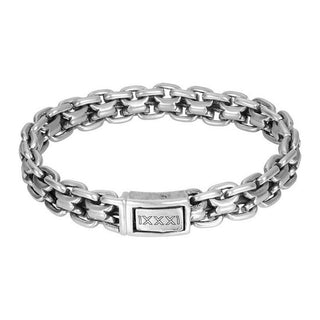 iXXXi Jewelry Herrenarmband Tahiti Mattsilber (LÄNGE: 21,5 cm)