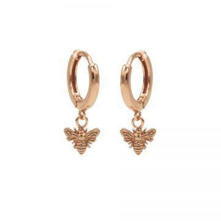 Karma hinged hoops symbool bee