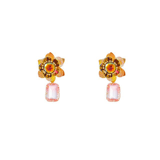 Go Dutch Label Ear studs flower stone