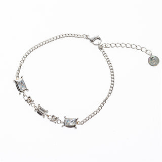 Kaufen silber Go Dutch Label Armband (Schmuck) mit Gliedern und farbigen Steinen