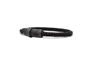 Josh Men's Bracelet - 9070-BRA-BLACK (LENGTH 23CM)