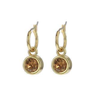 Kopen light-topaz BIBA Oorhangers goud (80313)