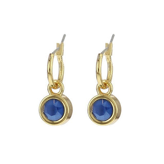 Kopen royal-blauw BIBA Oorhangers goud (80313)