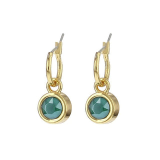 Kopen royal-groen BIBA Oorhangers goud (80313)