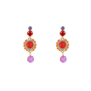 Go Dutch Label Ear Studs Beaded circle