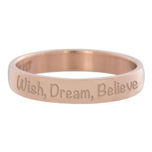 iXXXi invulring Wish Dream, Believe Rose 4mm