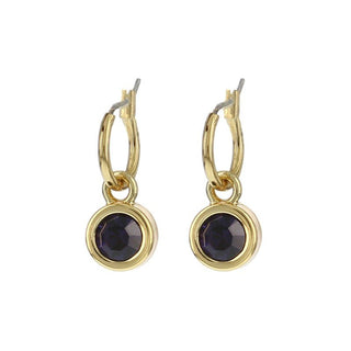 Kopen paars BIBA Oorhangers goud (80313)
