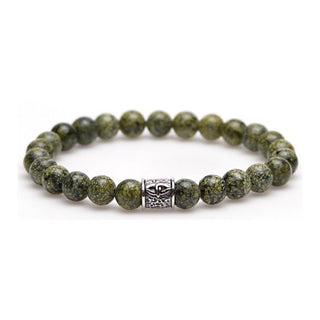 Karma heren armband 86331 Aligator Silver Logo Bead (LENGTE 18-20CM)