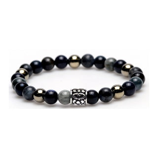 Karma dames armband Seattle Silver Round Logo 86395 (LENGTE 17.5-19CM)