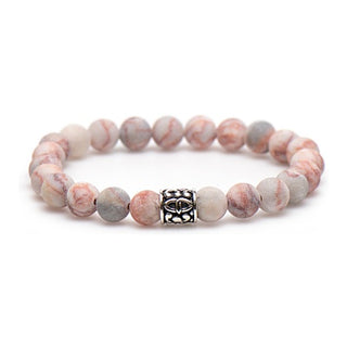 Karma dames armband Wild Places matt Silver Bead xs (LENGTE 17.5-19CM)