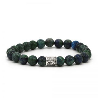 Karma heren armband 86939 Clear Nightsky Silver Logo Tube (LENGTE 18-20CM)