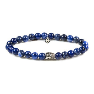 Karma dames armband Silver Buddha XS Solalite 87046 (LENGTE 17.5-19CM)