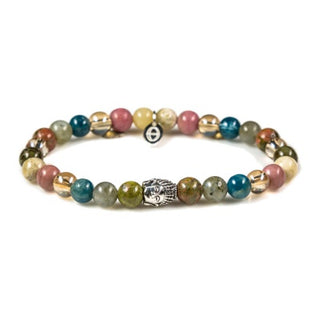Karma dames armband Silver Buddha XS Colour Me Bad 87048 (LENGTE 17.5-19CM)