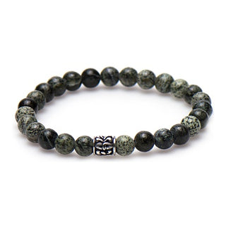 Karma heren armband Alligator XS Silver Bead 87123 (LENGTE 18-20CM)