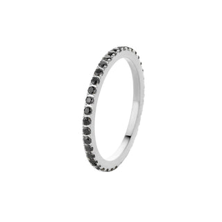 Kopen zilver Melano Friends Ring Sade Black (48-64MM)