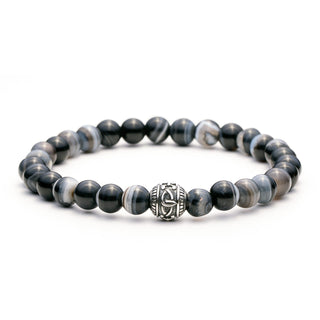 Karma dames armband Supernova Silver Round (LENGTE 17.5-19CM)