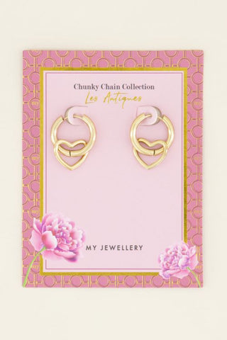 My Jewellery Ohrringe mit offenem Herzen