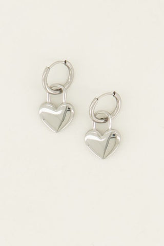 Kaufen silber My Jewellery Ohrringe Herzschloss