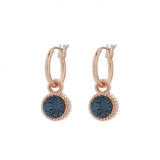 Kopen donker-blauw BIBA Oorhangers rosé (8923)