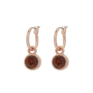 Kopen bruin BIBA Oorhangers rosé (8923)