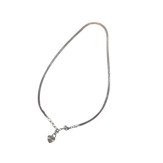 Go Dutch Label Collier platte slang met hartje